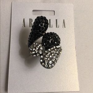 NWT Ariella Collection Crystal Pave Ring size 7